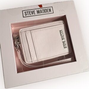 🩷Steve Madden pale pink card holder wristlet wallet